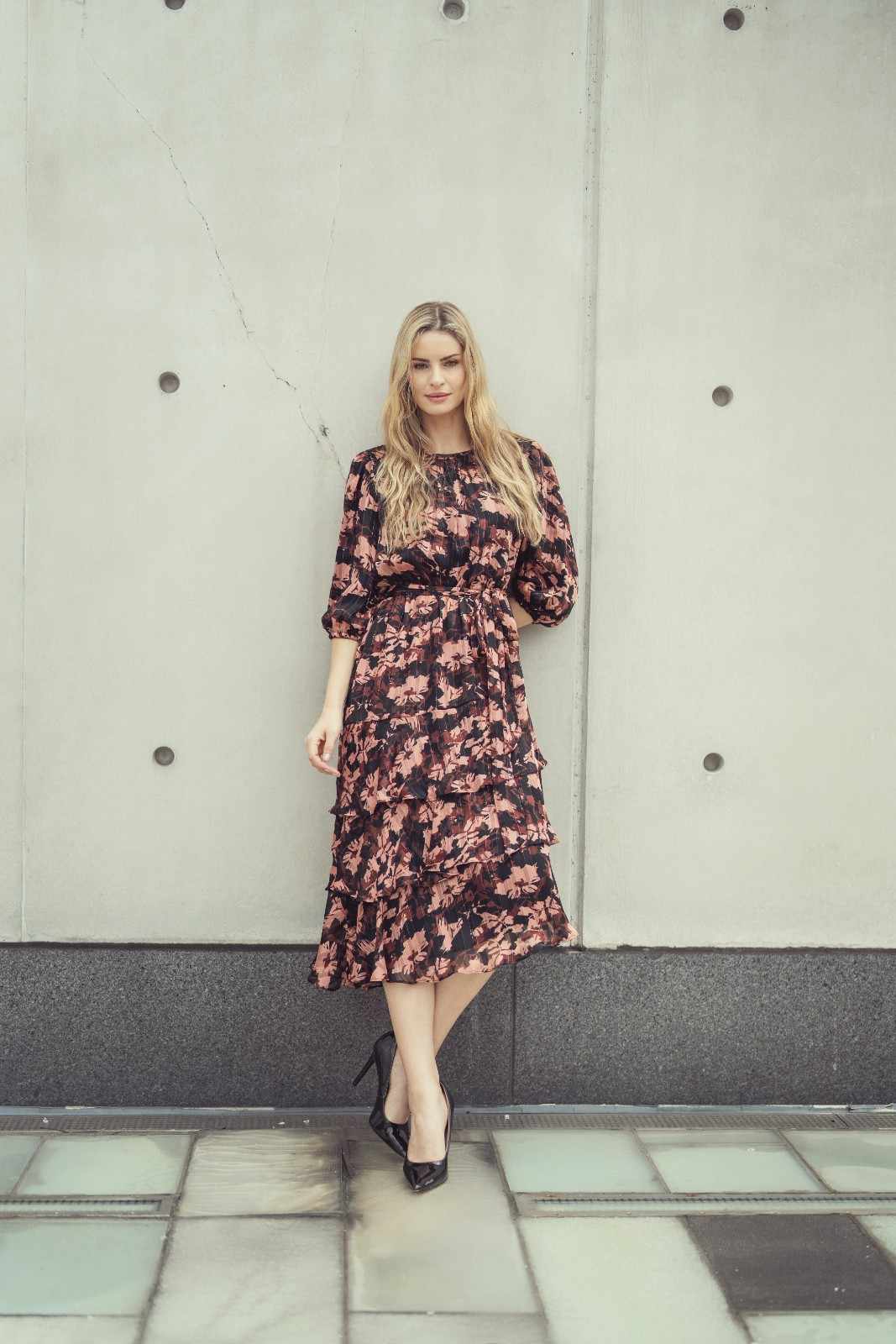 raquel floral midi dress Altar'd State Raquel Floral Midi Dress at CoolSprings Galleria in Franklin, TN