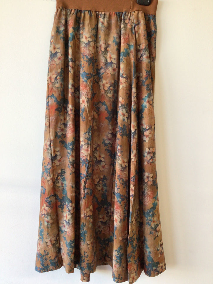 Rust Floral Skirt 261