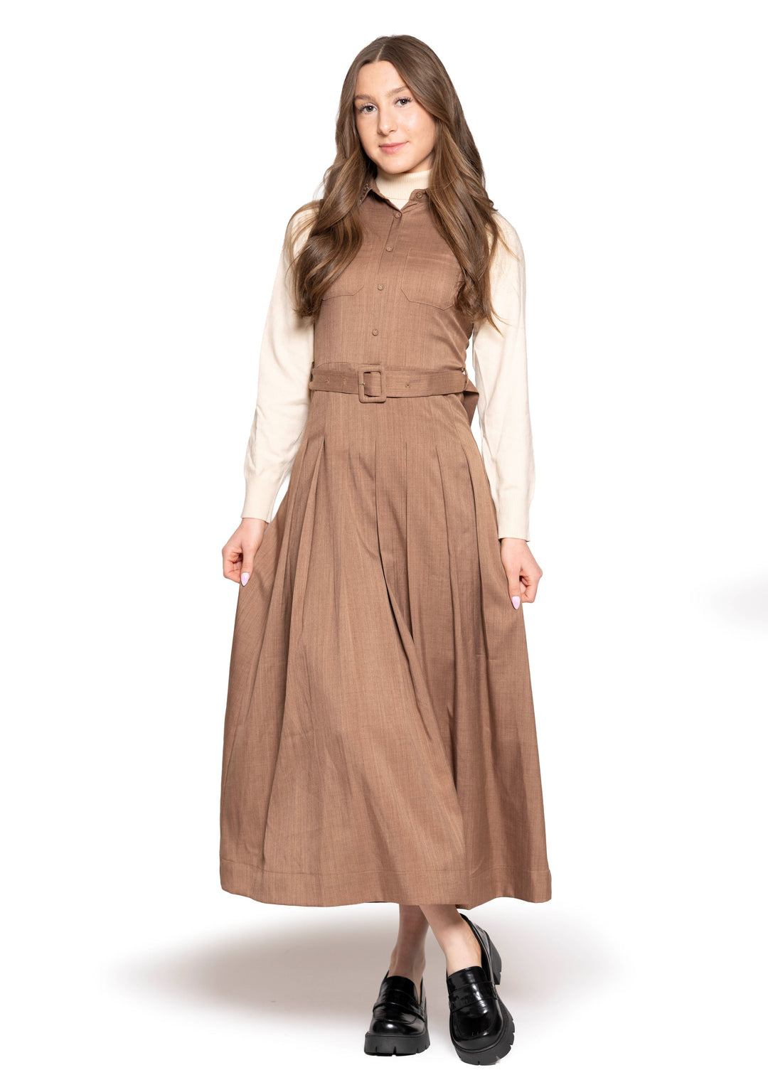 Sarah Pleated Jumper 605