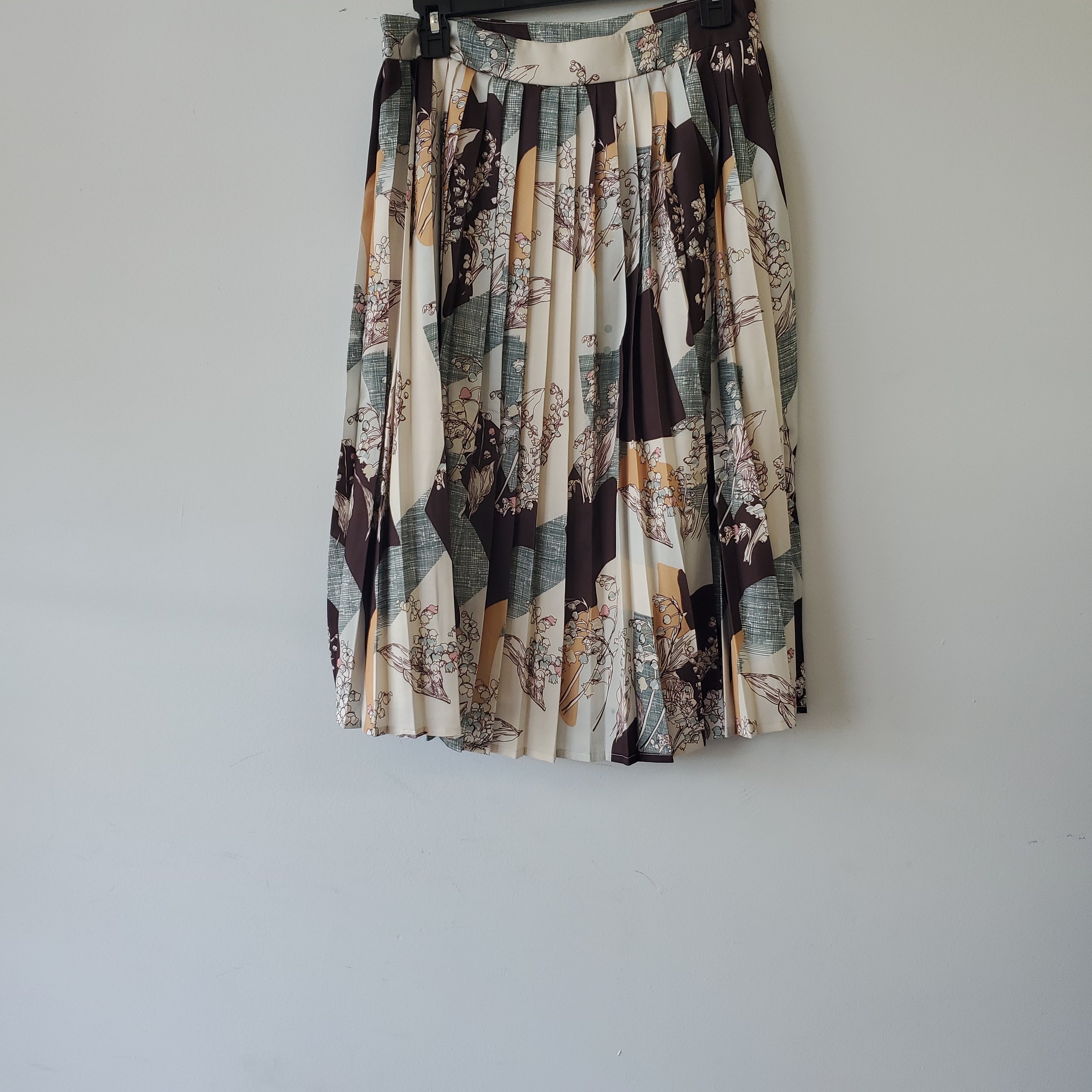 Floral Cream Skirt 033