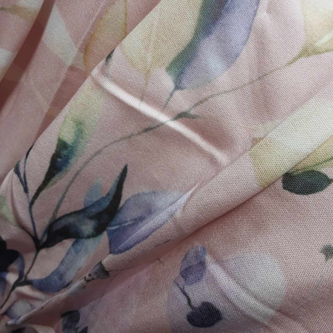 Seam Yoke Soft Floral Dress 303