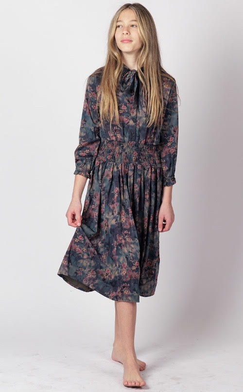 Vague Flower Midi Dress 1944