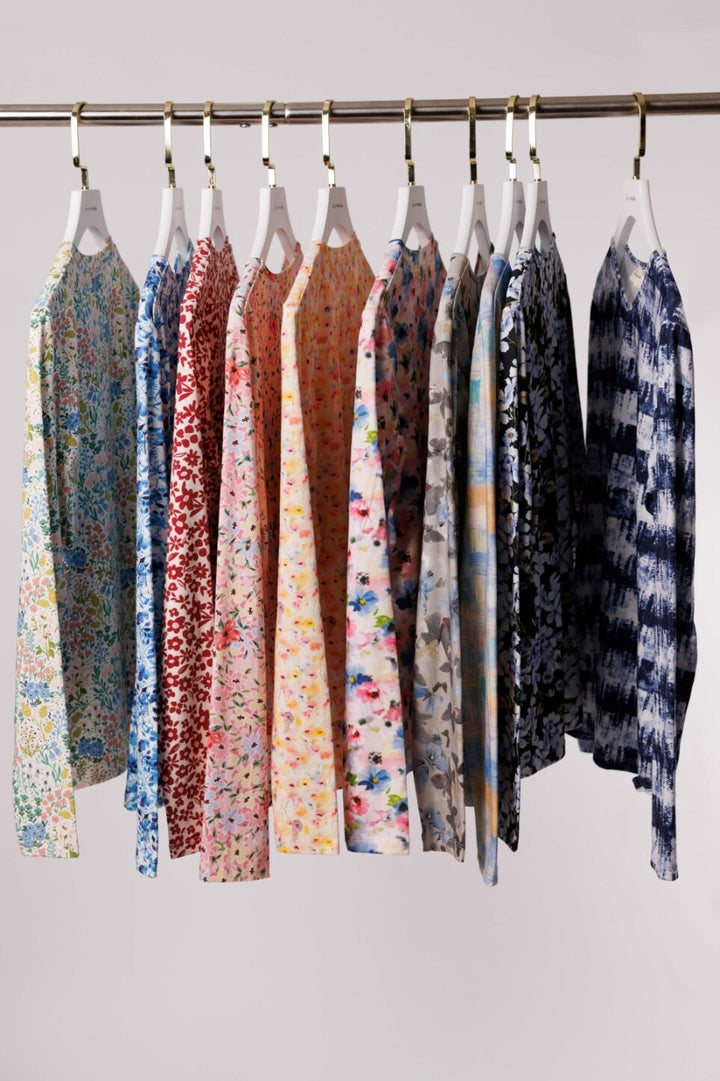 Cotton V Neck Print Tee 207