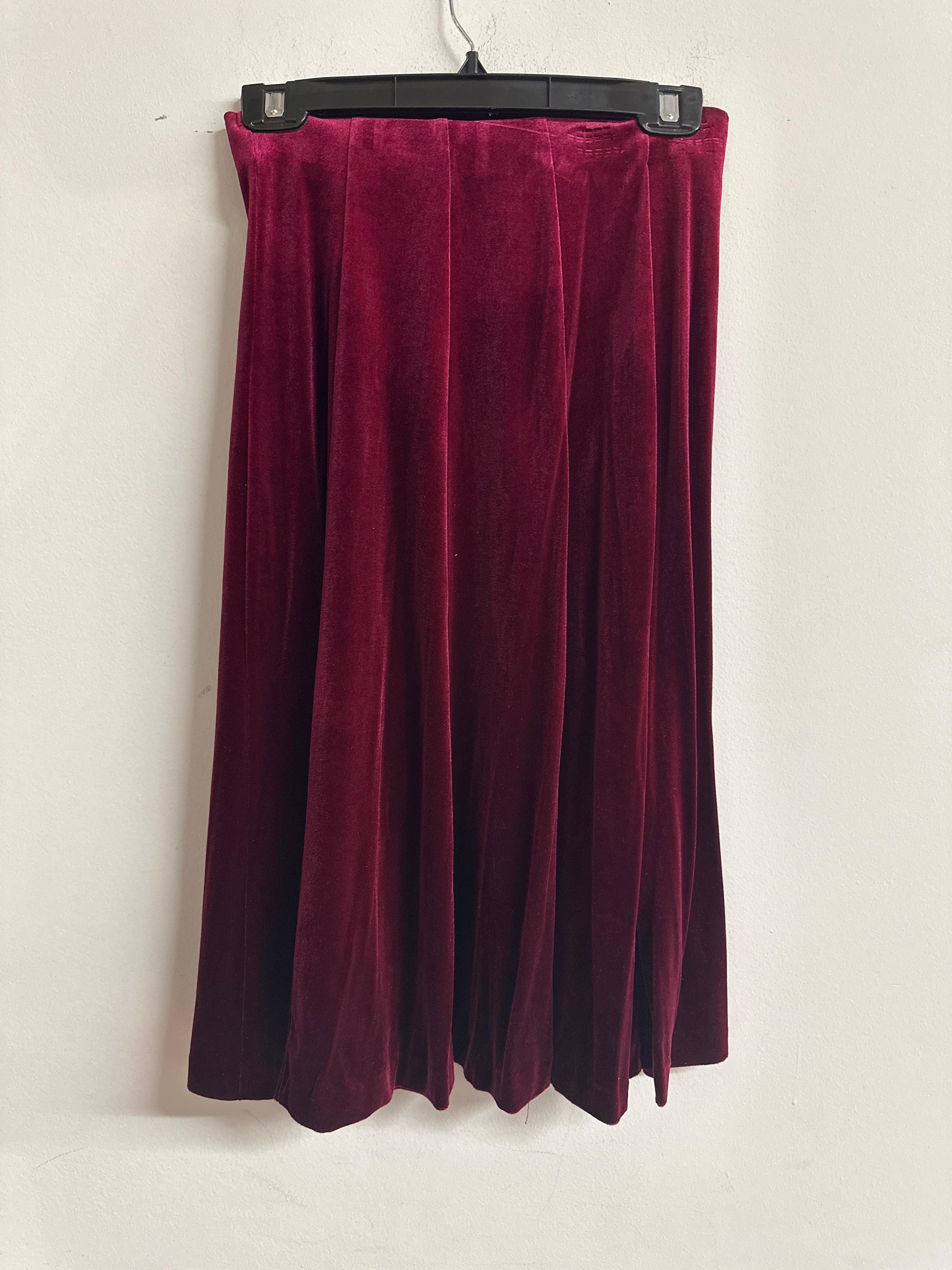 Velvet Paneled Skirt 929