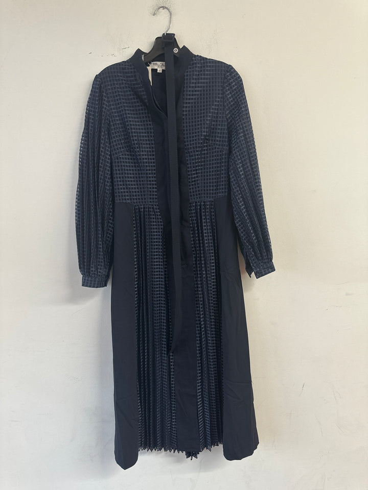 Navy Waffle Mesh Dress 4332