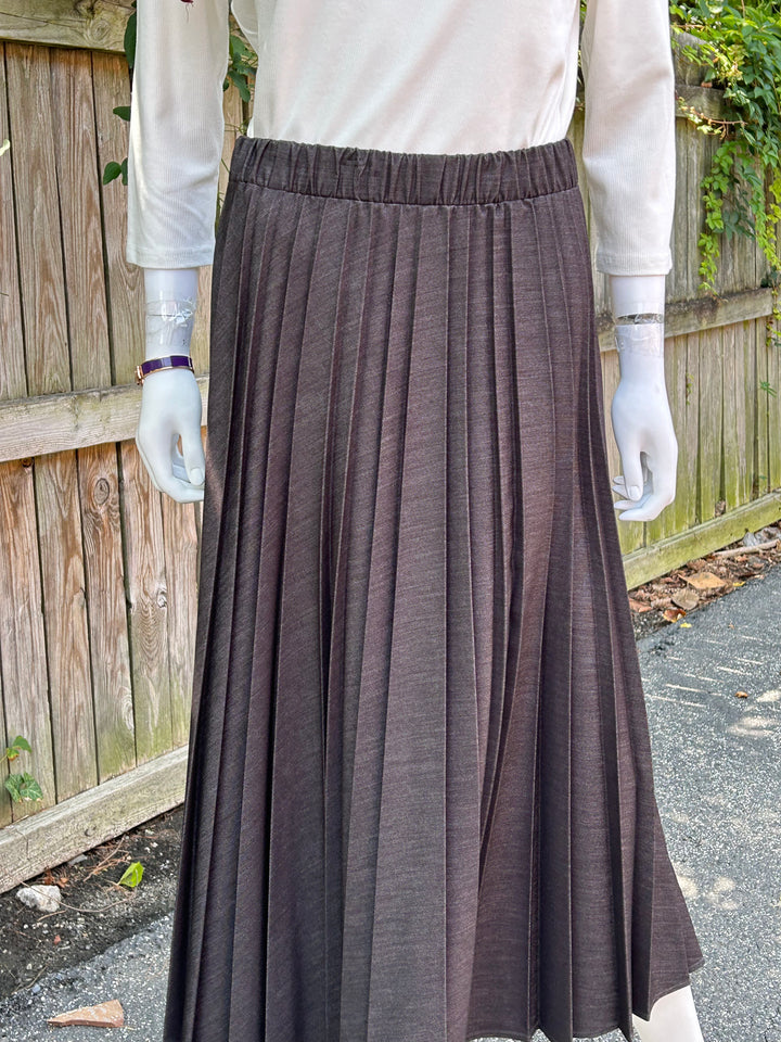 Layered Pleated Skirt Sk111-33