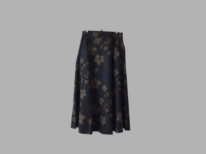 Printed Wool Skirt 514
