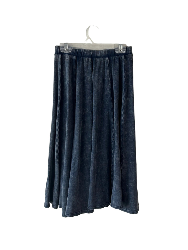 Midi Denim wash Panel skirt by So What 2111SL