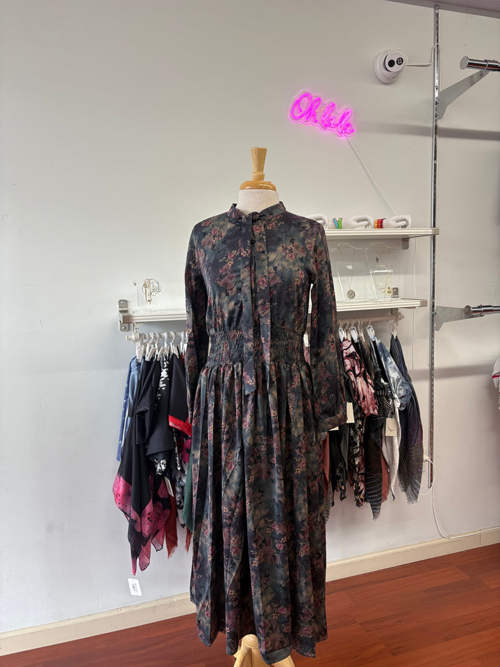 Vague Flower Midi Dress 1944