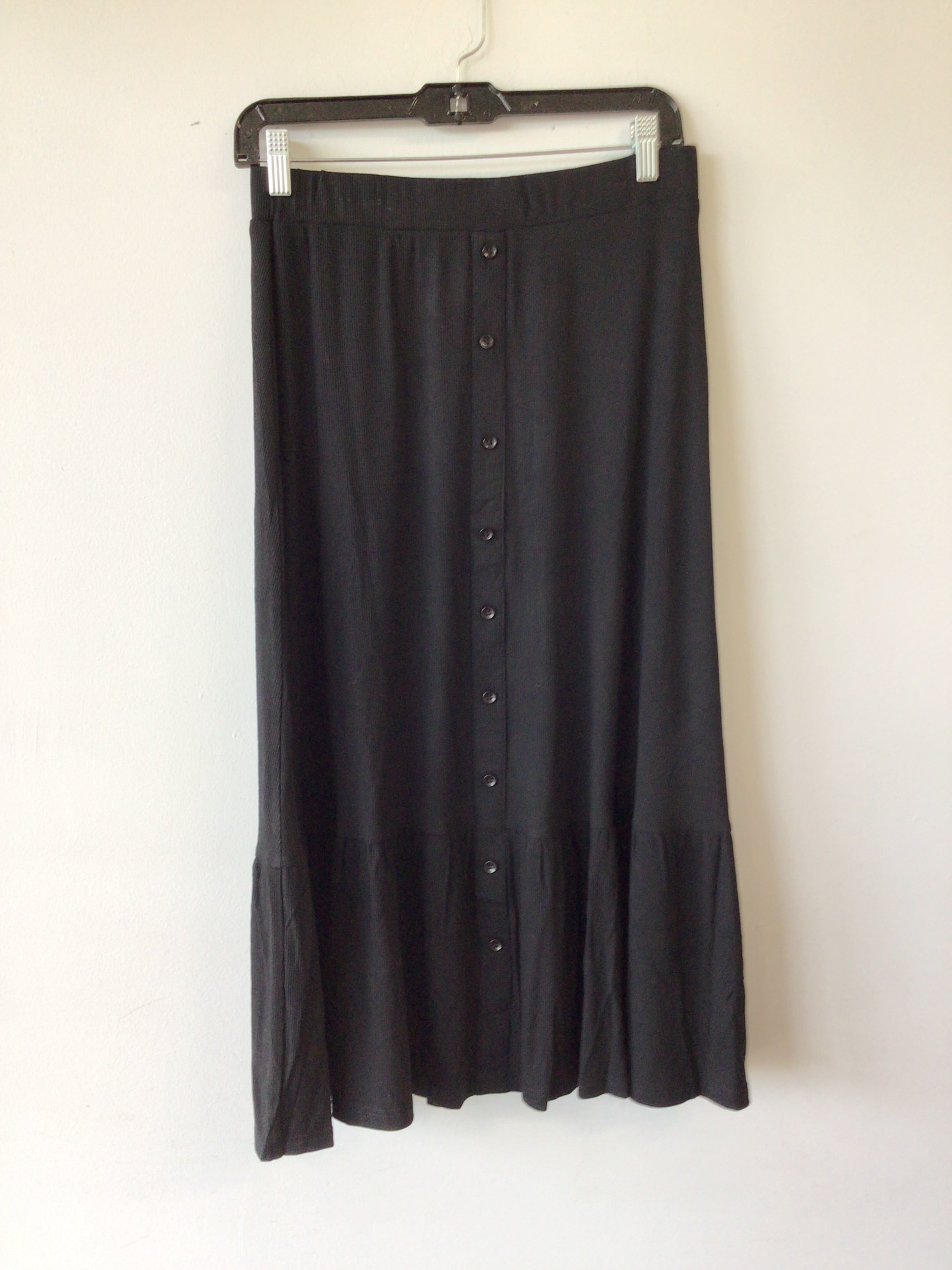 Microribbed Low Ruffle Skirt 068