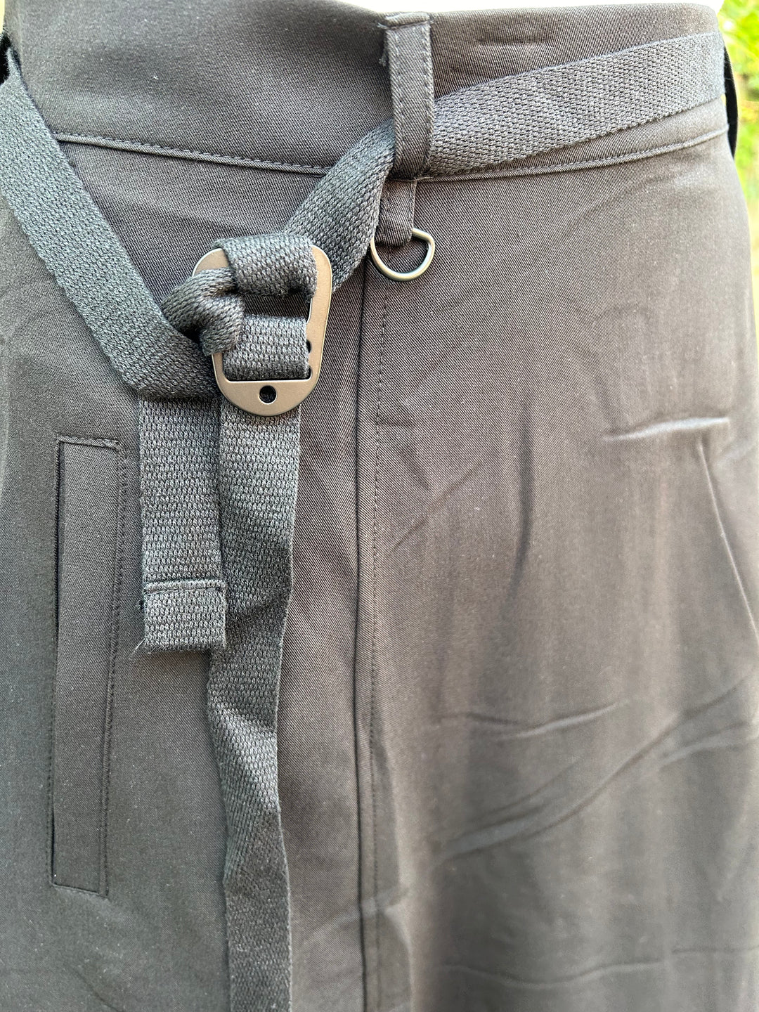 Buckle  Paneled Skirt 142
