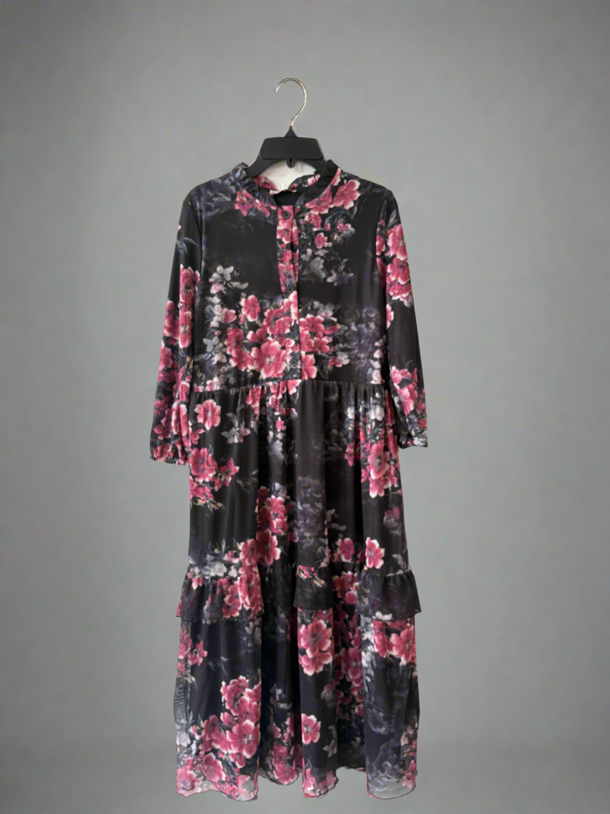 Mesh Floral Dress 1943