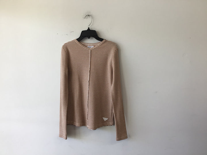 Striped V Neck Tee by FYI