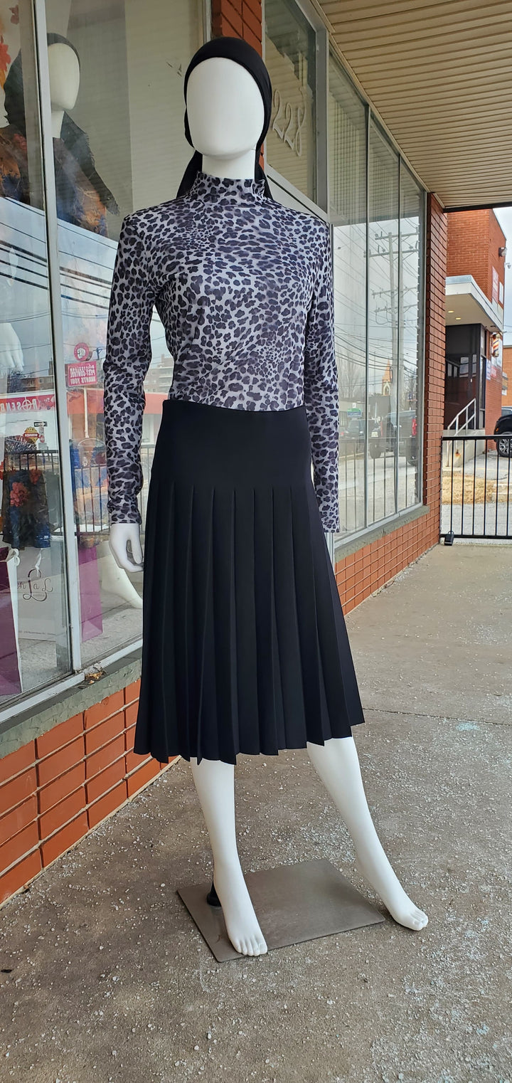 Knit Pleated skirt by WF2003