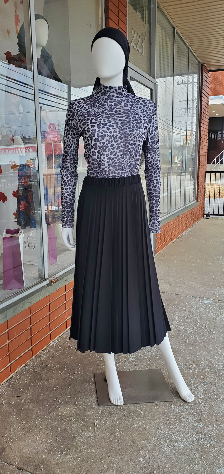 Layered Pleated Skirt Sk111-33