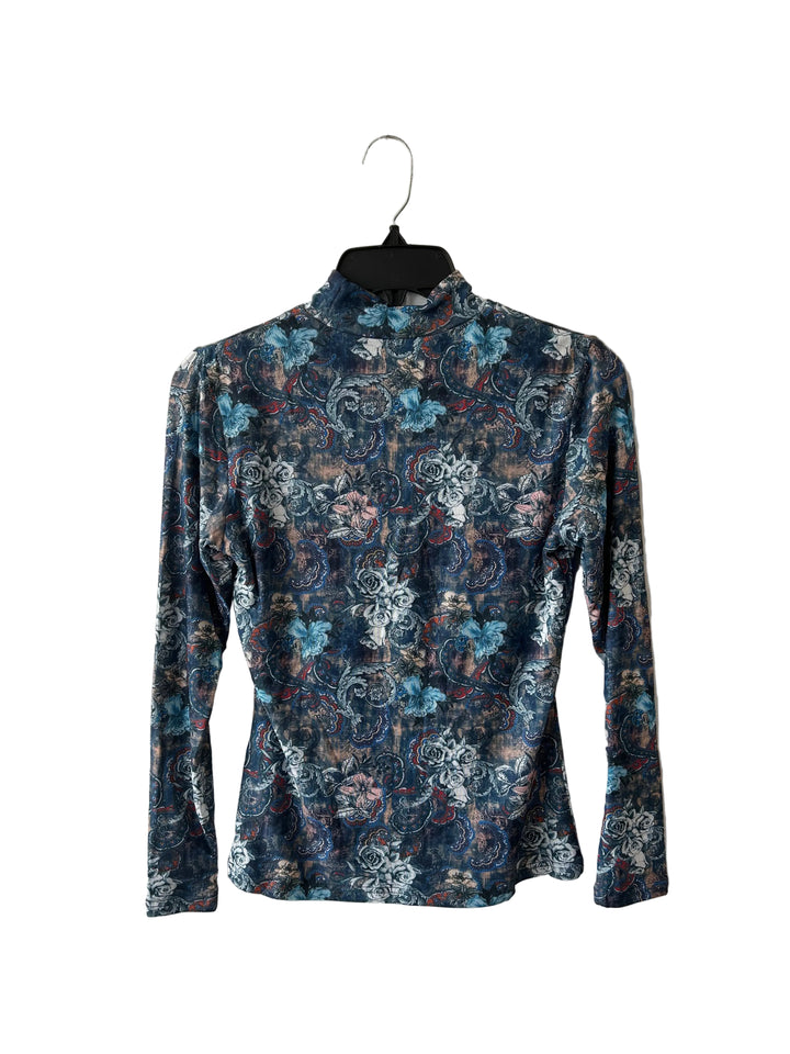 Mesh Mock Neck Tee 810