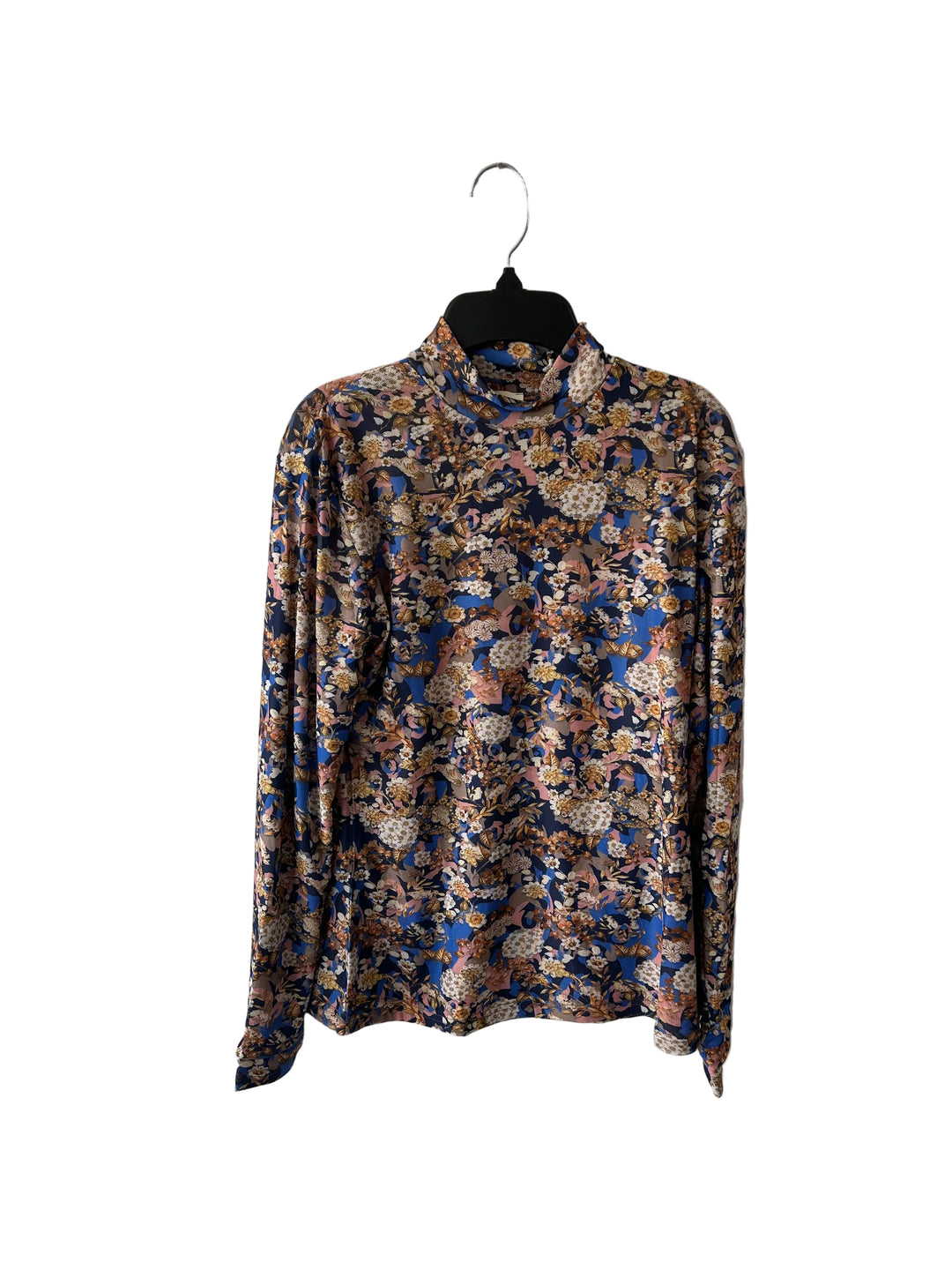 Mesh Mock Neck Tee 810