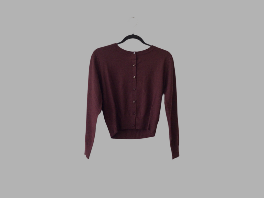 Crew Neck Cardigan 605