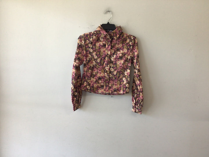 Floral Corduroy Blouse 569
