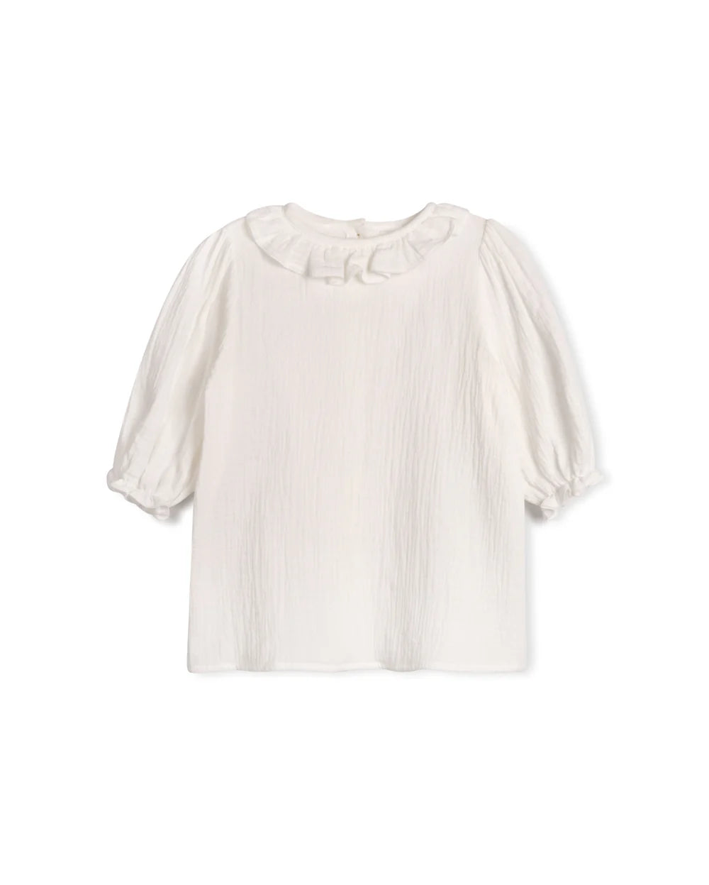 Gauze Ruffle Blouse