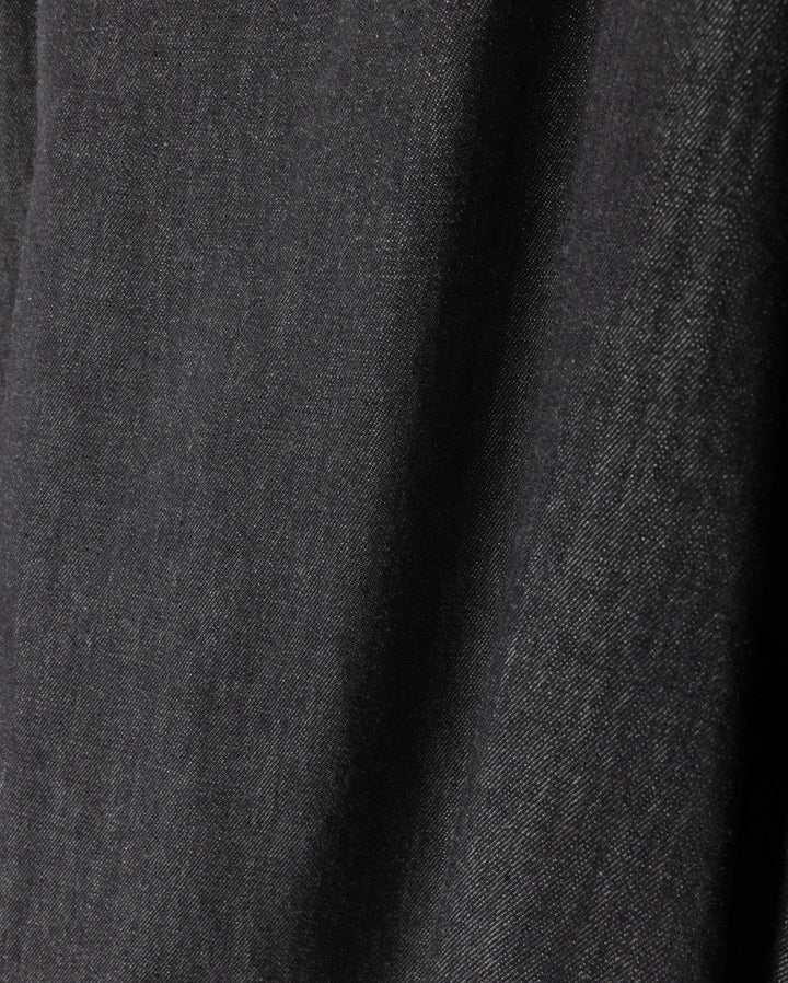 Chambray Denim Midi Jumper