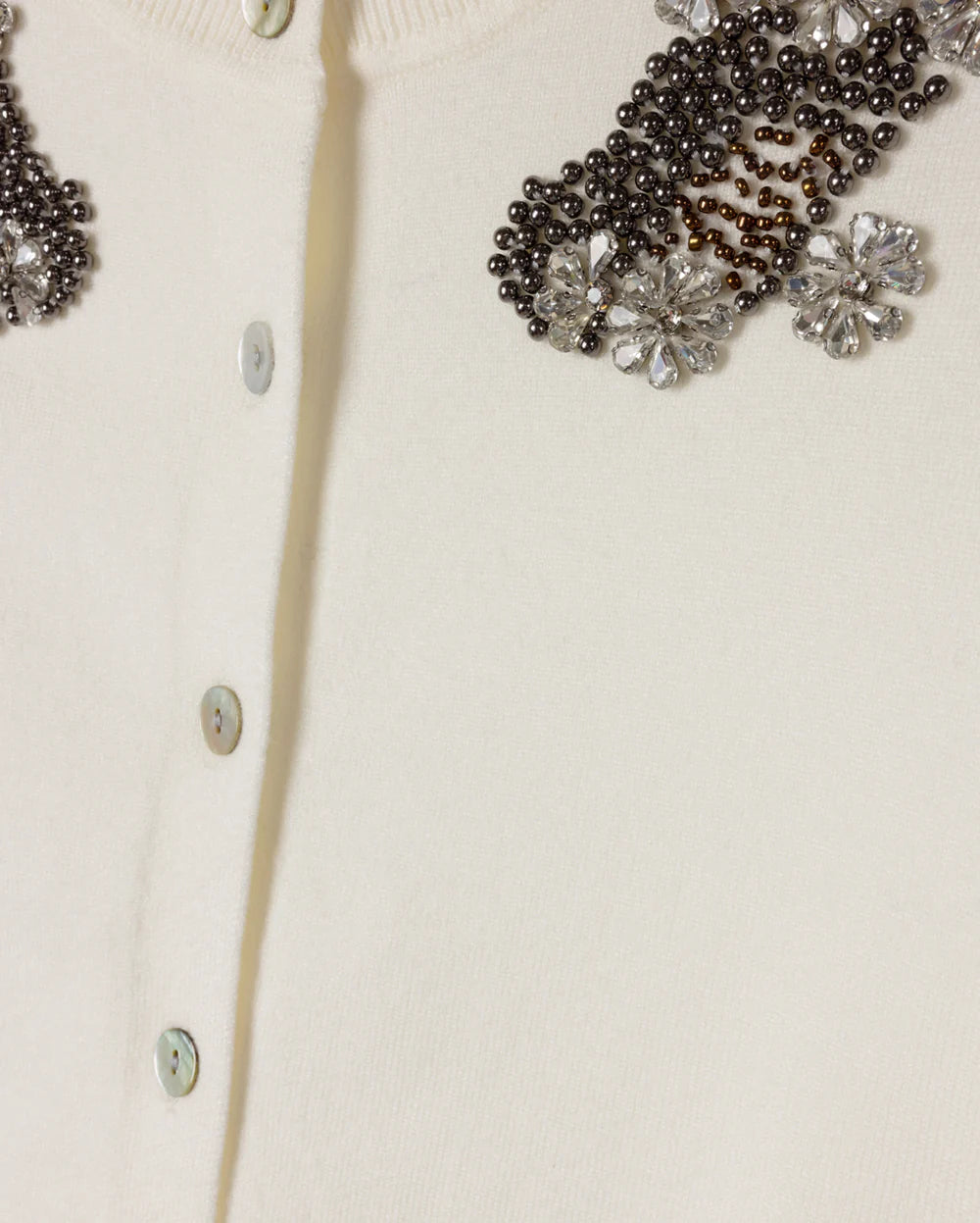 Millie Beaded Shoulder Cardigan