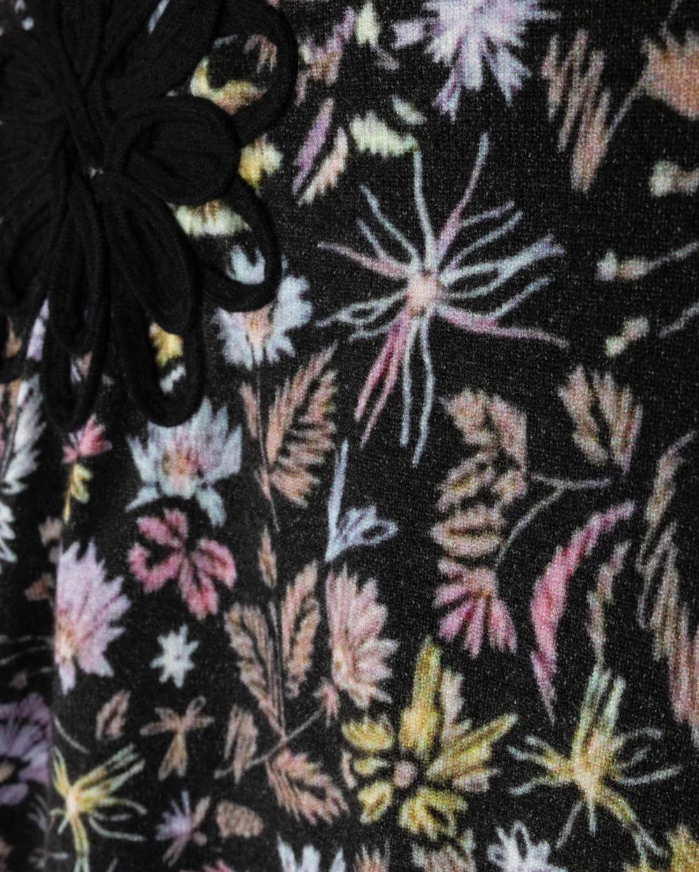 Printed And Pop Up Flower Slip Dress