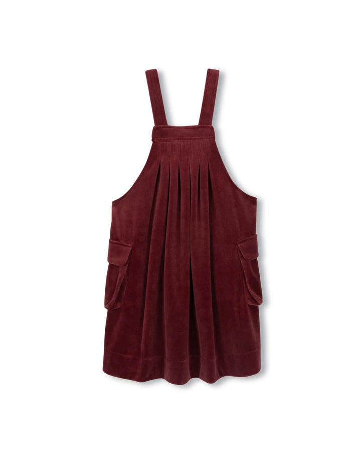 Dorthy Velour Pleated Jumper
