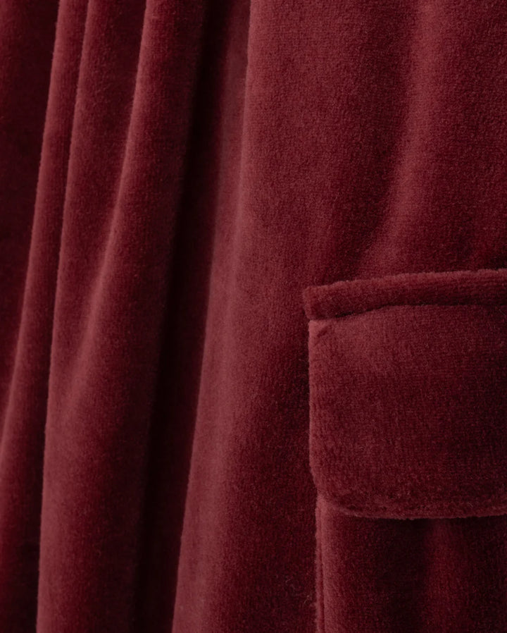 Dorthy Velour Pleated Jumper