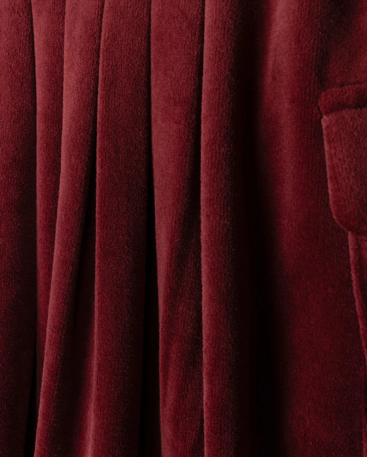 Dorthy Velour Pocket Skirt