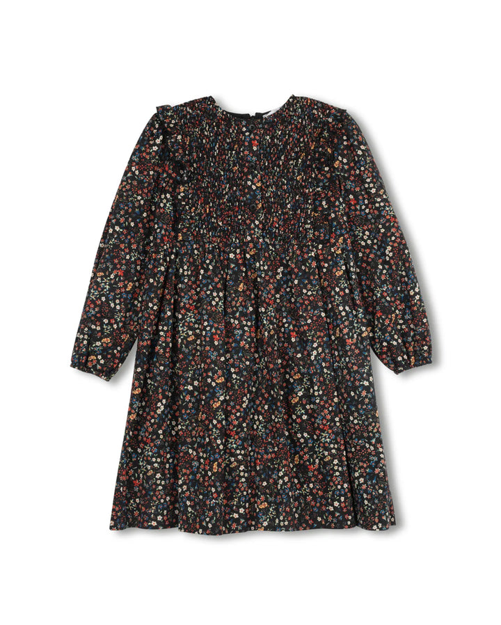 Full Smocked Top Ruffle Dress