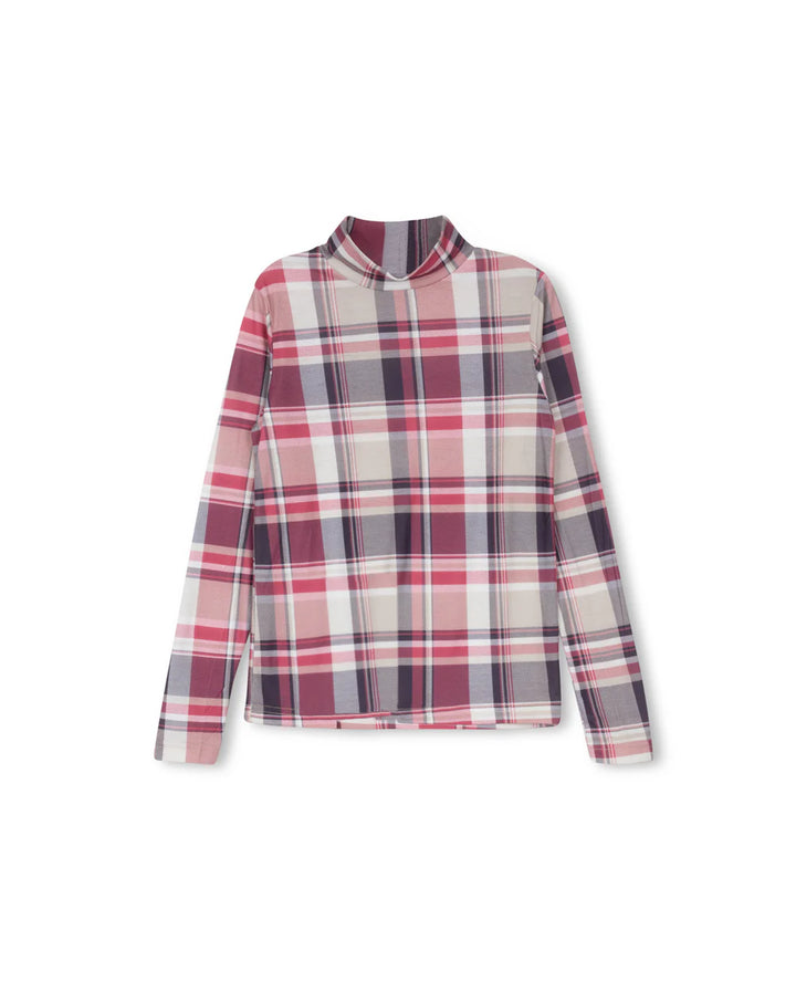 Layering Printed Turtleneck