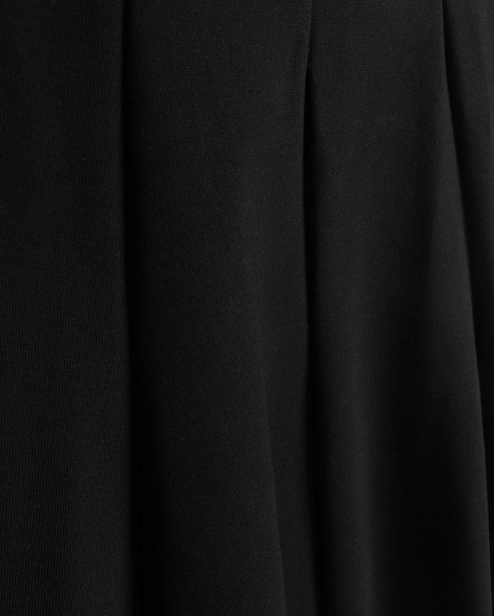 Ponti Paneled Skirt by Vibe