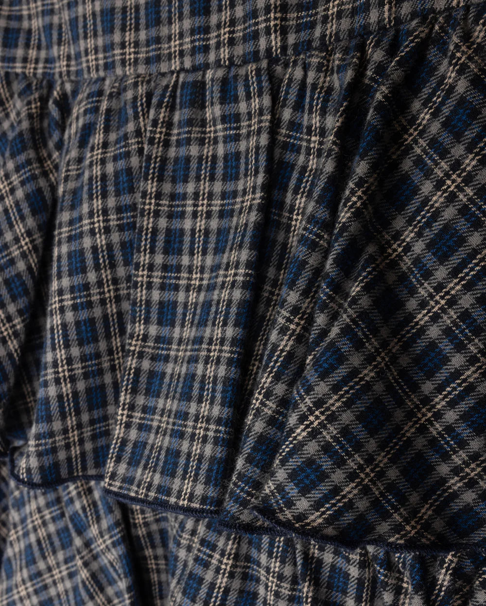 Grad Layer Plaid Skirt