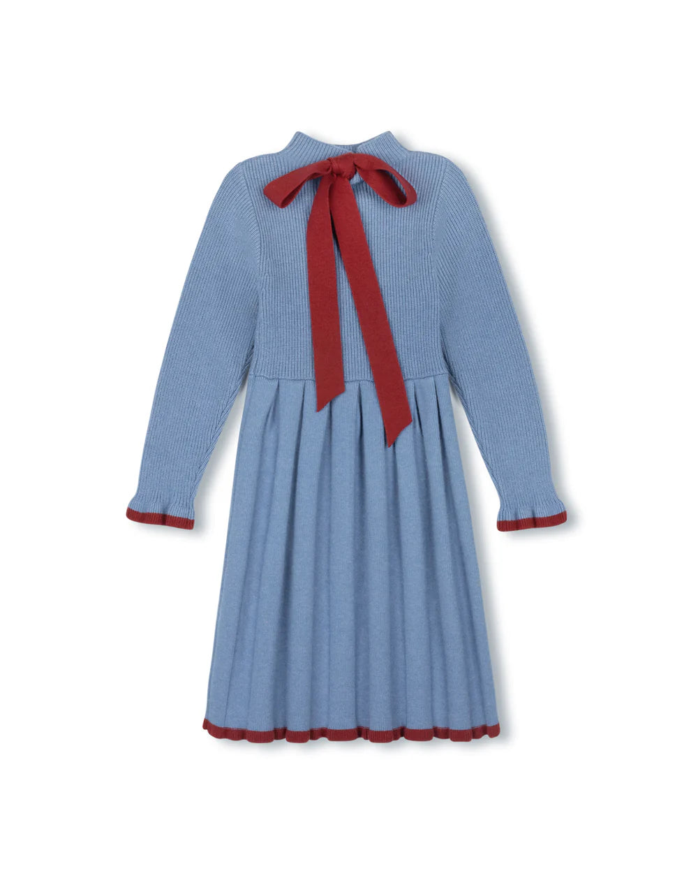 Contrast Colored Knit Dress :