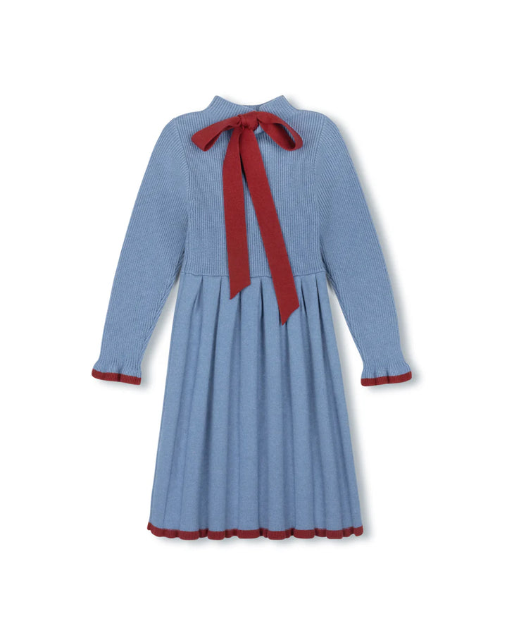 Contrast Colored Knit Dress :