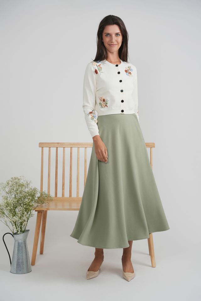 Cropped Embroidered Cardi 1889