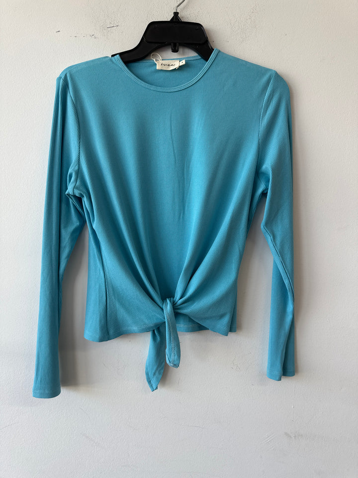 Tie Front Tee By Ivee 311