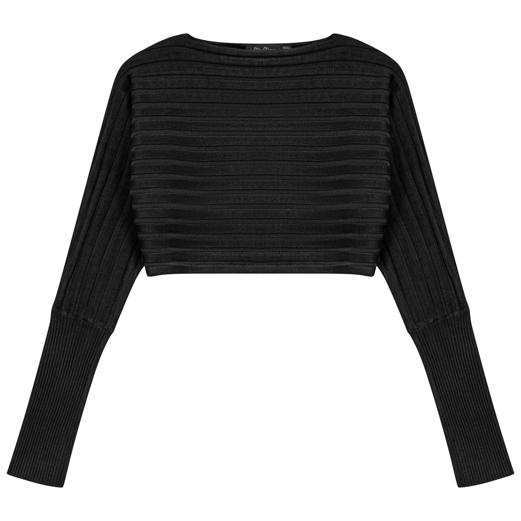 Cropped Ribbed Sweater 600