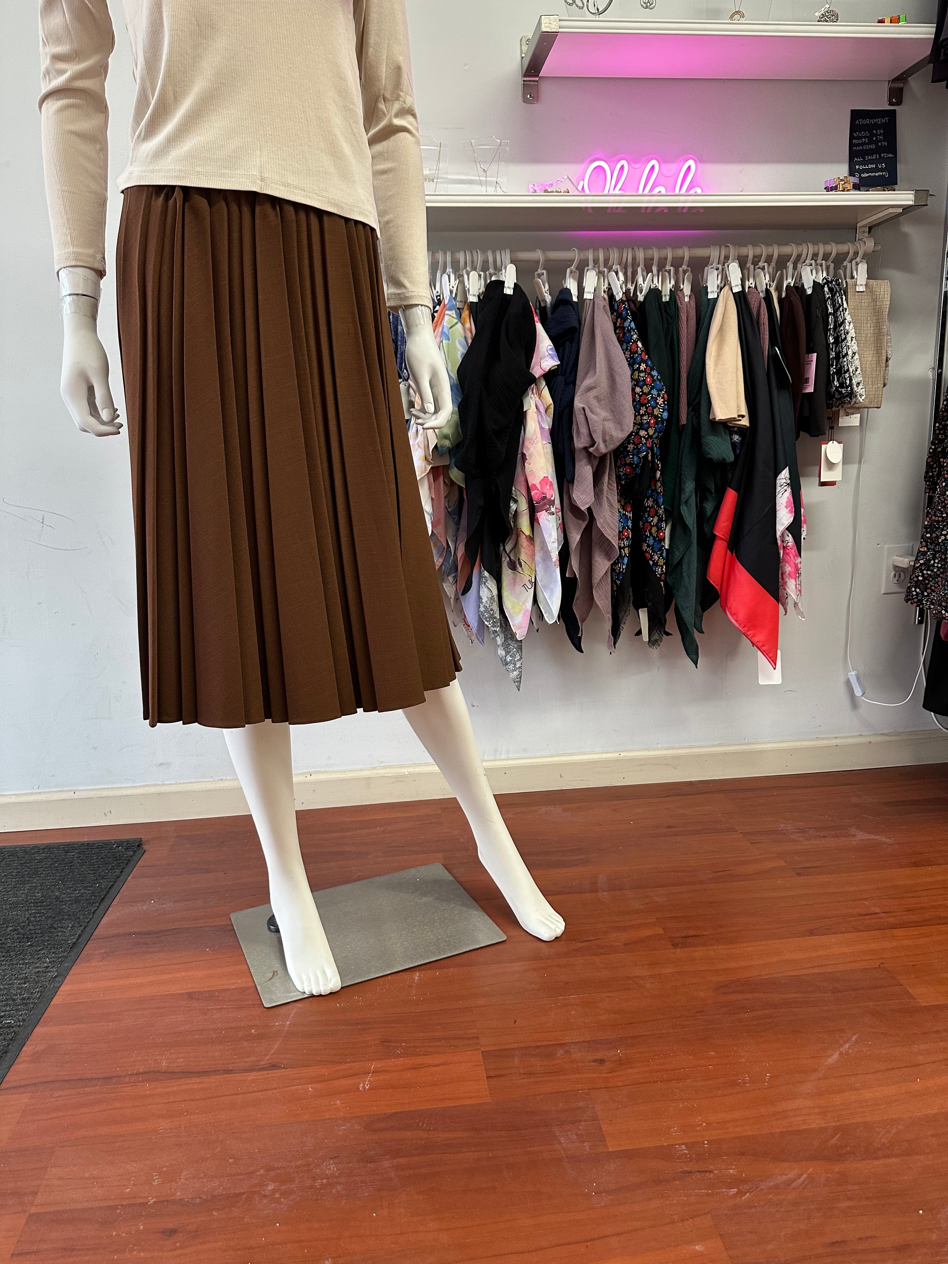 Box Pleated Skirt 469