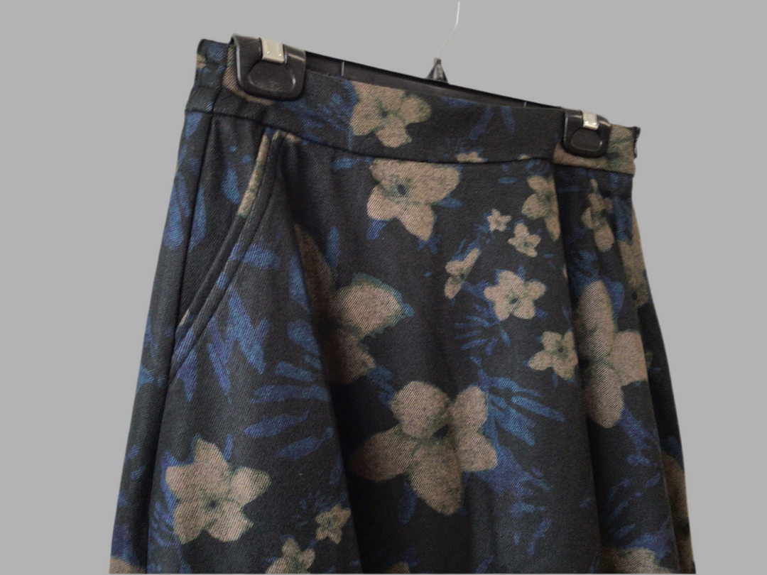 Printed Wool Skirt 514