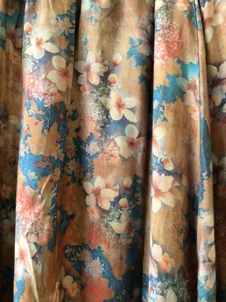 Rust Floral Skirt 261