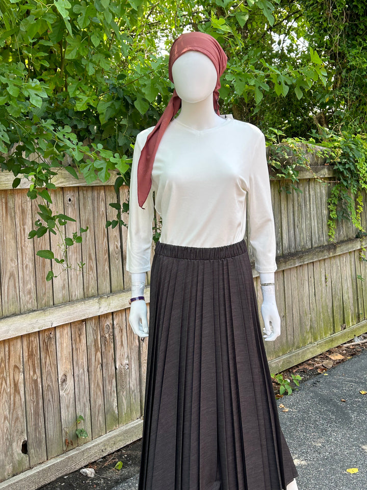 Layered Pleated Skirt Sk111-33