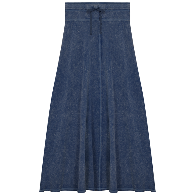 Mineral Wash Maxi Skirt 535