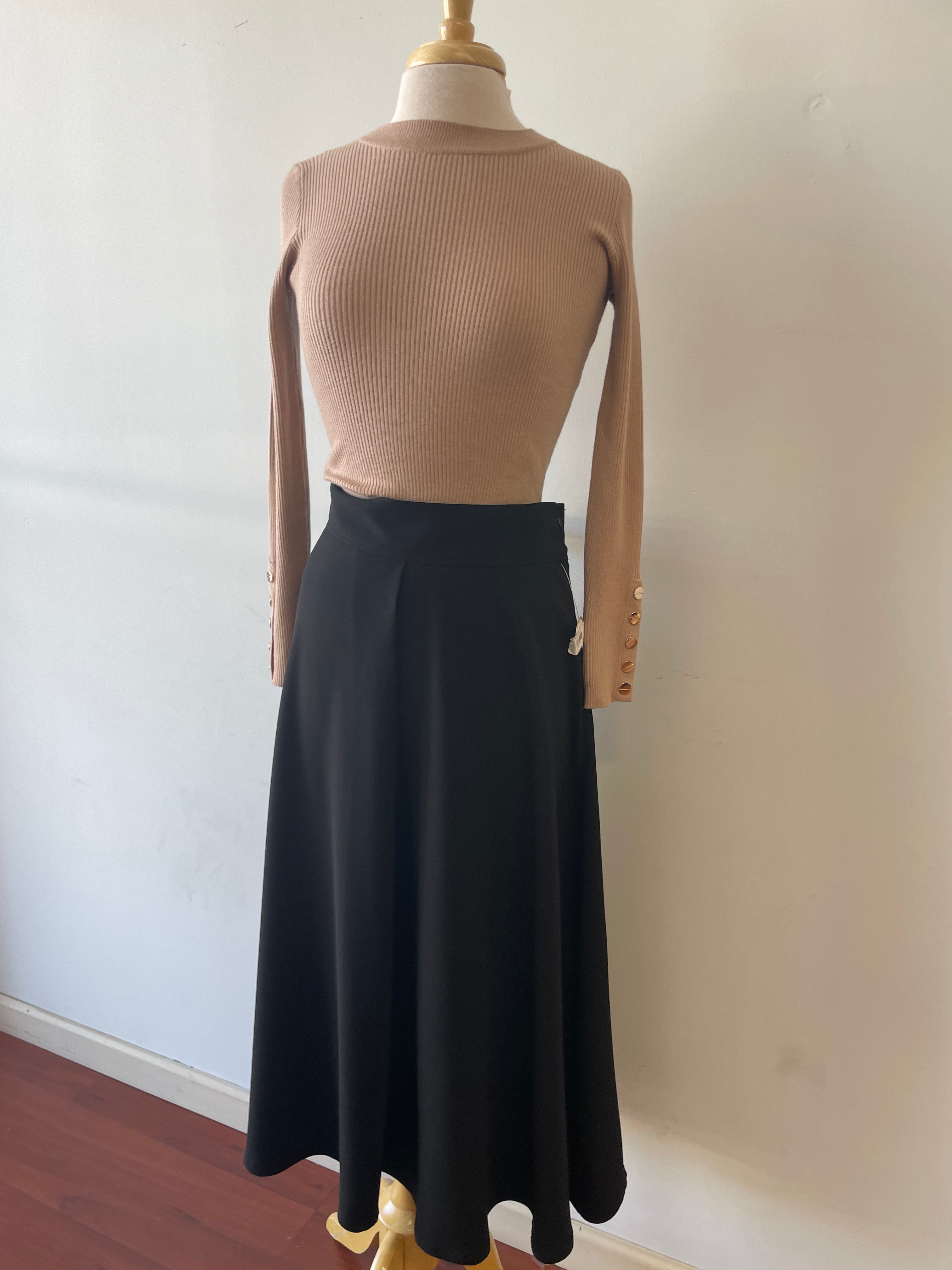 Dressy Black Skirt 5216