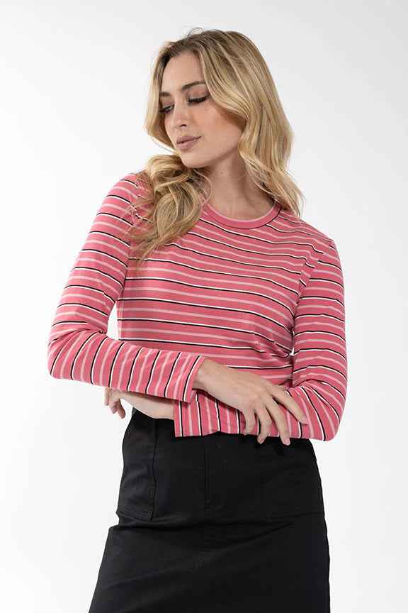 Multi Striped tee By LAtude 254