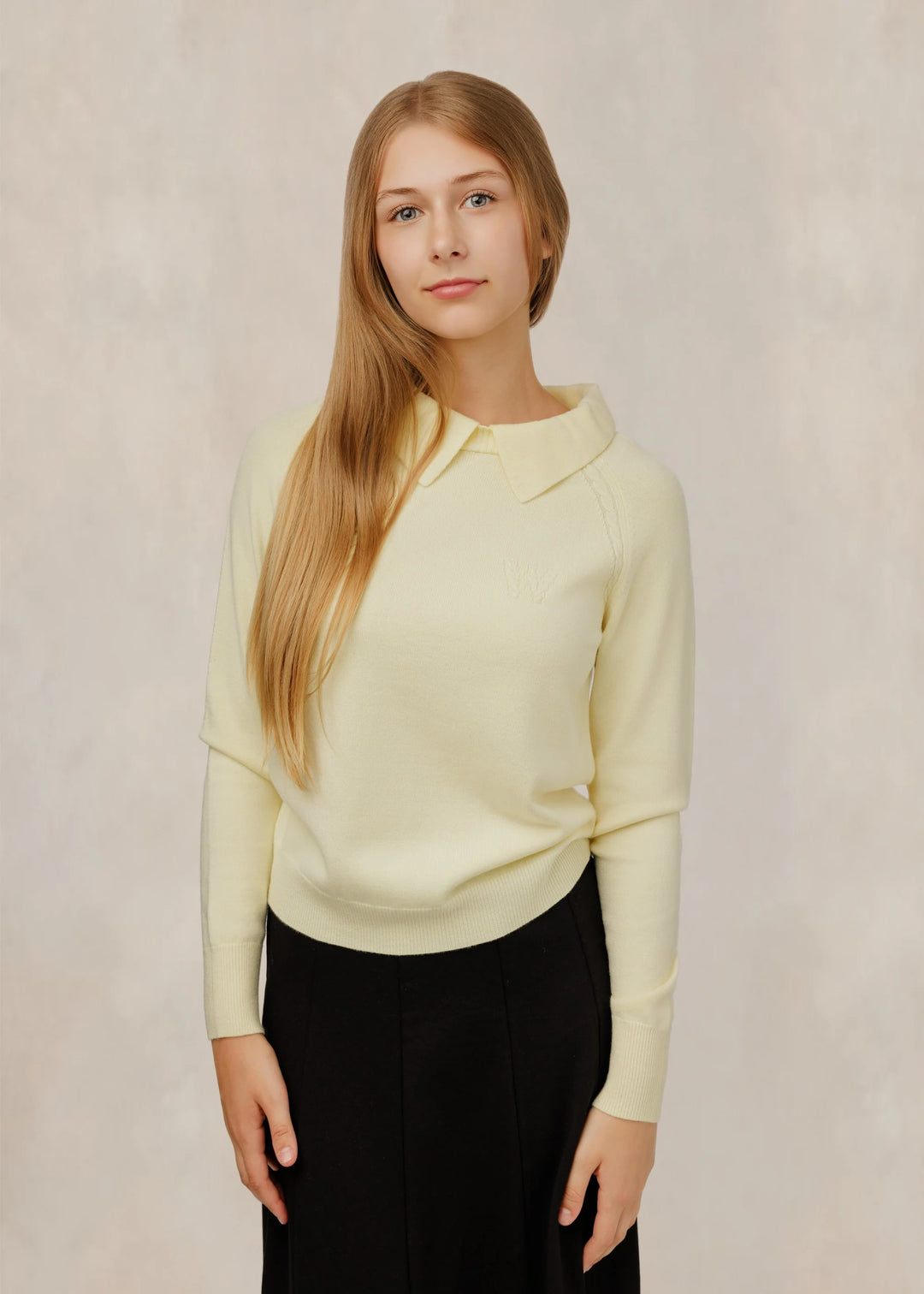 Pastel Yellow Sweater 044