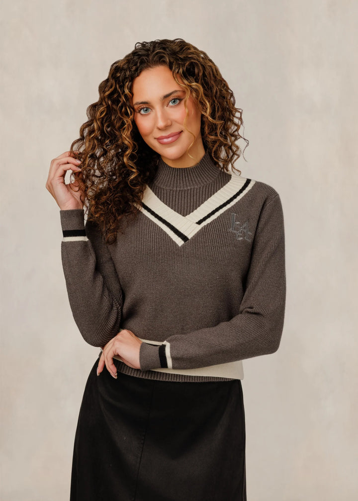 Layered Mock Neck Top 189