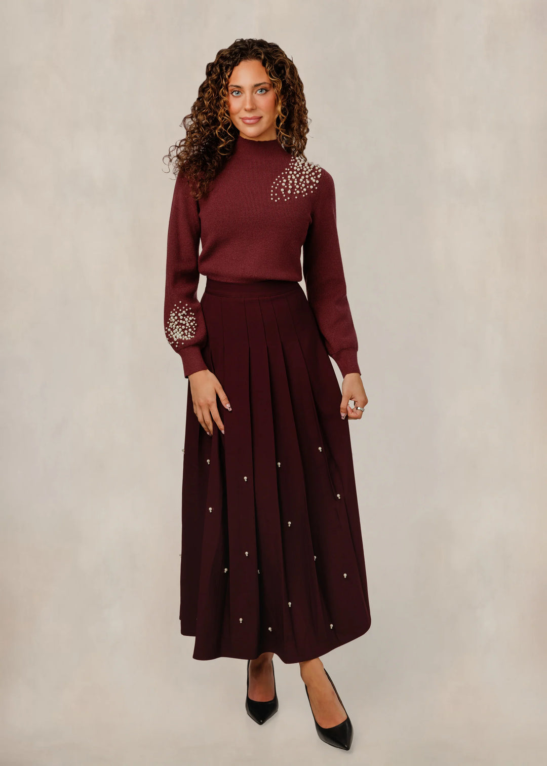 Maroon Pearl Set 196