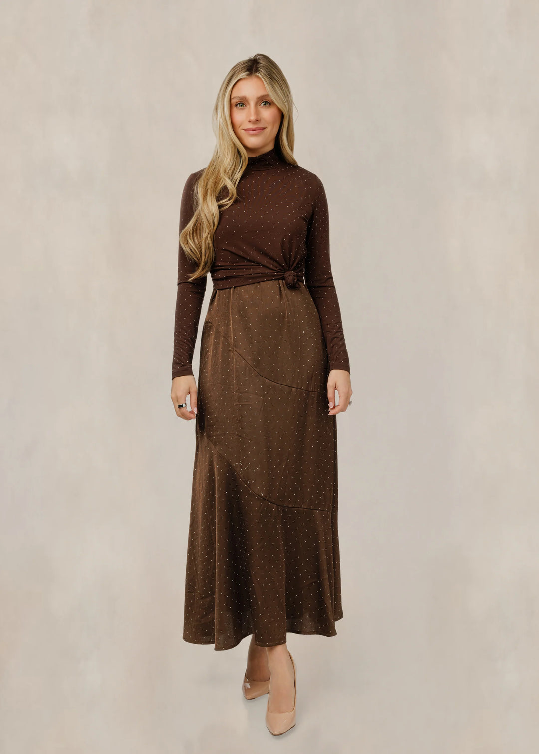 Brown Rhinestone Jumper 107